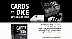 Desktop Screenshot of cardsvsdice.com